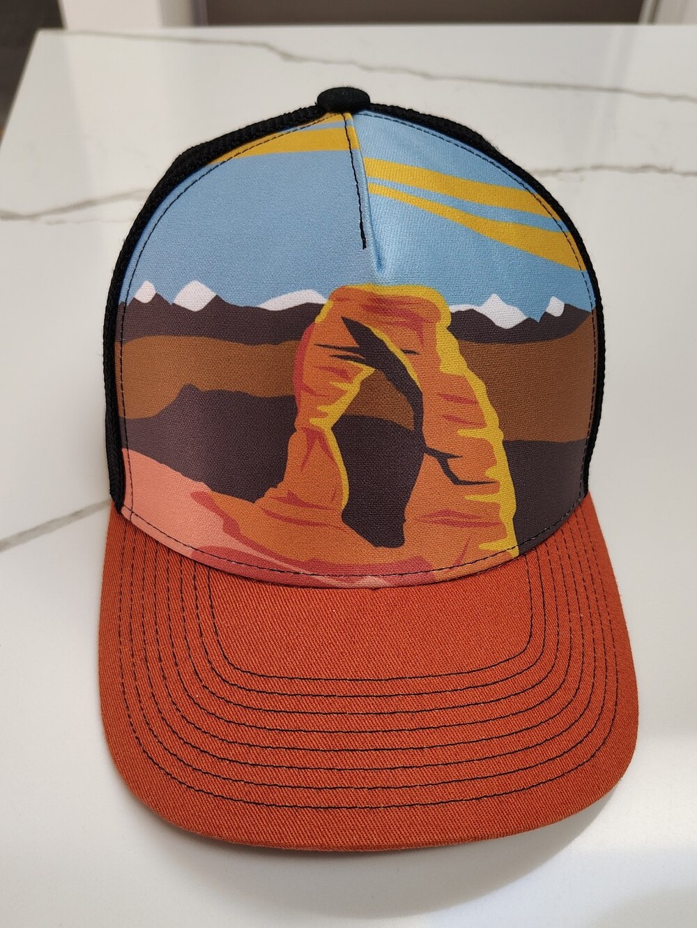 Arches National Park Two-Tone Adjustable Cap Hat